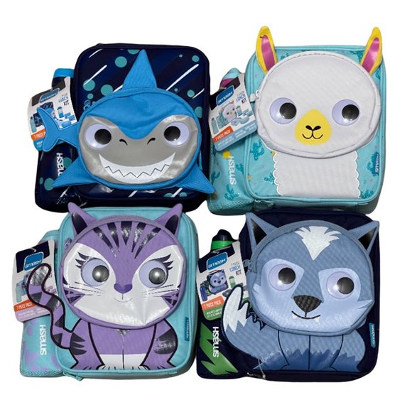 Smash Other Smash Insulated 7 Piece Lunch Kit Lunchbox Bpa Free New